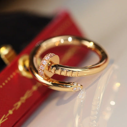 [⭐JeweliWhal]JUSTE RING 2.65MM GOLD DIAMOND