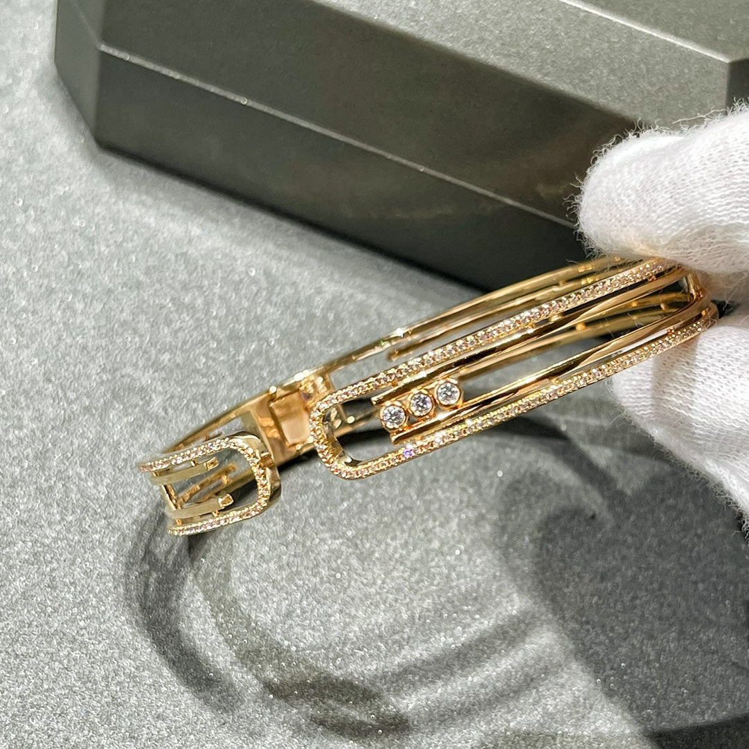 [⭐JeweliWhal]MOVE 10TH PAVED DIAMOND BRACELET