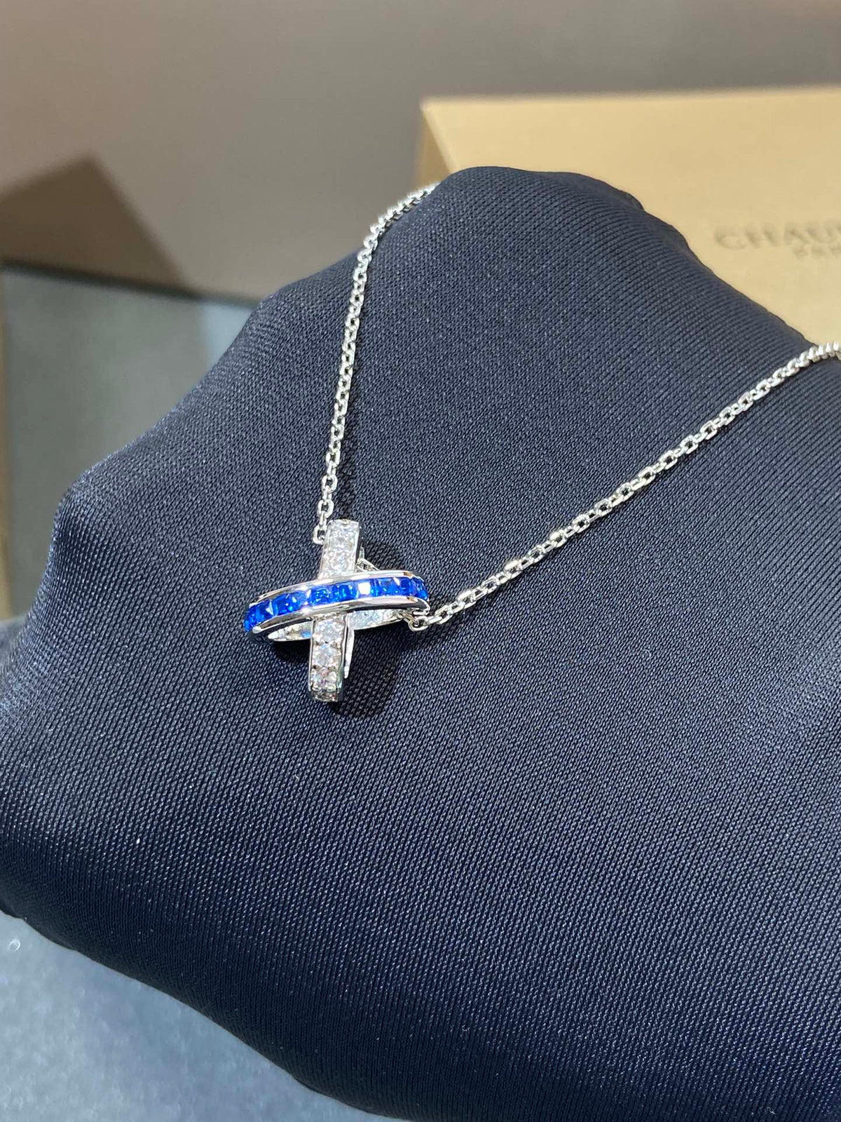 [⭐JeweliWhal]LIENS DIAMOND SILVER NECKLACE