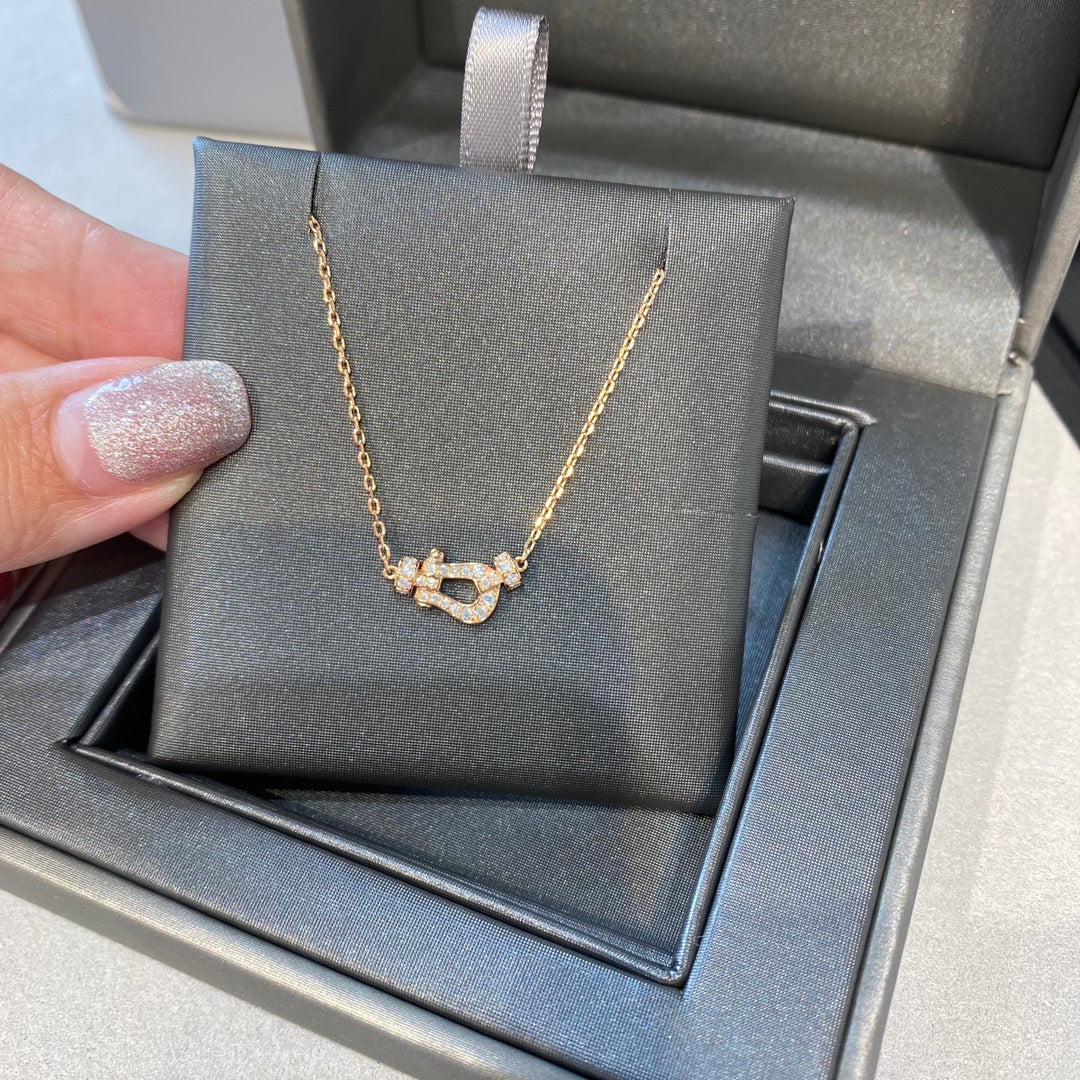 [⭐JeweliWhal]FORCE 10 DIAMOND PINK GOLD NECKLACE MINI MODEL