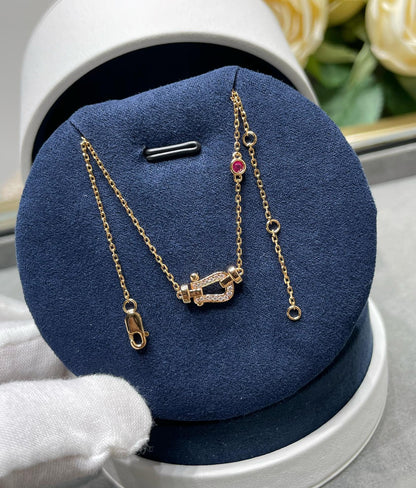 [⭐JeweliWhal]FORCE 10 DIAMOND PINK GOLD NECKLACE