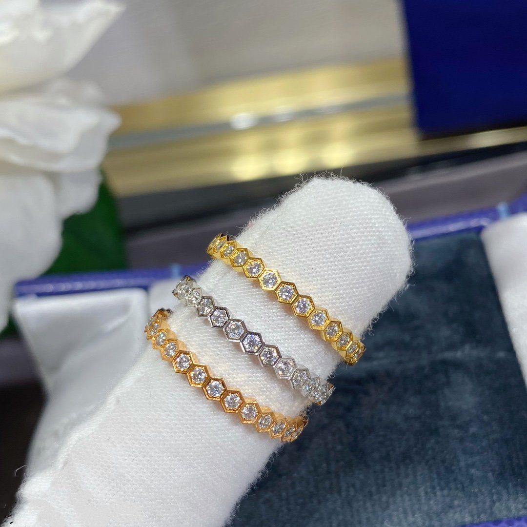 [⭐JeweliWhal]BEE LOVE DIAMOND PAVED SMALL RING
