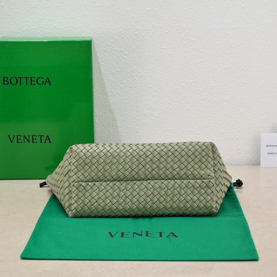 Large Cabat 45cm Light Green Lambskin Ghw
