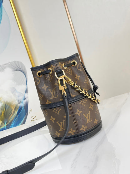 CANOÉ 20 IN BROWN MONOGRAM CANVAS GOLD HARDWARE