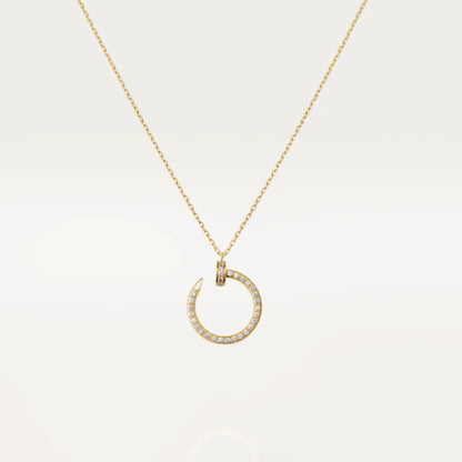 [⭐JeweliWhal]JUSTE NECKLACE GOLD DIAMONDS