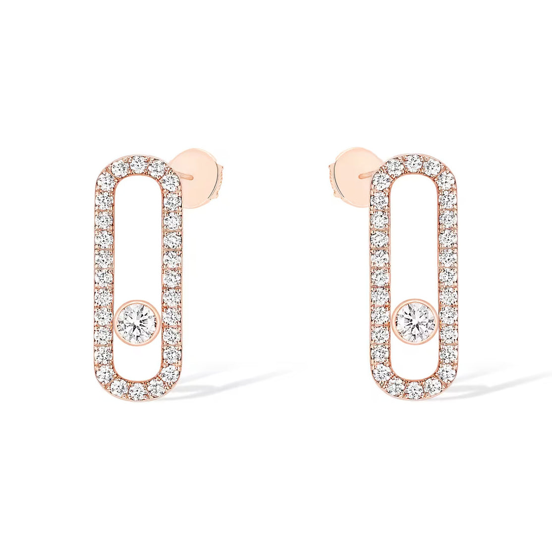 [⭐JeweliWhal]MOVE UNO STUD DIAMOND PAVED EARRINGS