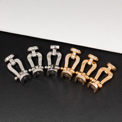 [⭐JeweliWhal]FORCE LARGE HORSESHOE NO DIAMOND BRACELET GOLD
