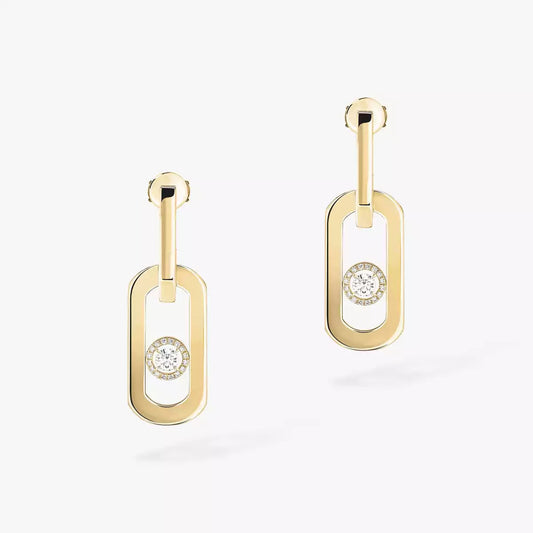 [⭐JeweliWhal] So Move XL Diamond Hoop Earring
