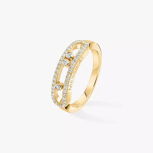 [⭐JeweliWhal] Baby Move Gold Diamond Pave_ Ring