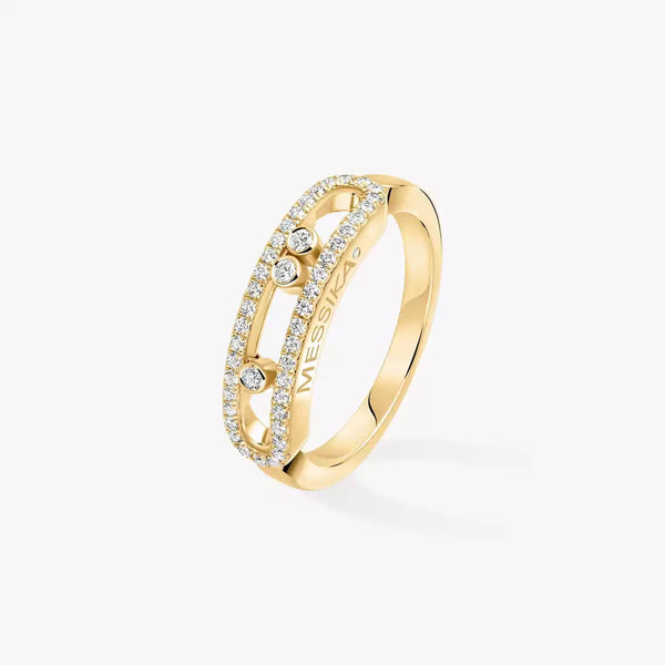 [⭐JeweliWhal] Baby Move Gold Diamond Pave_ Ring