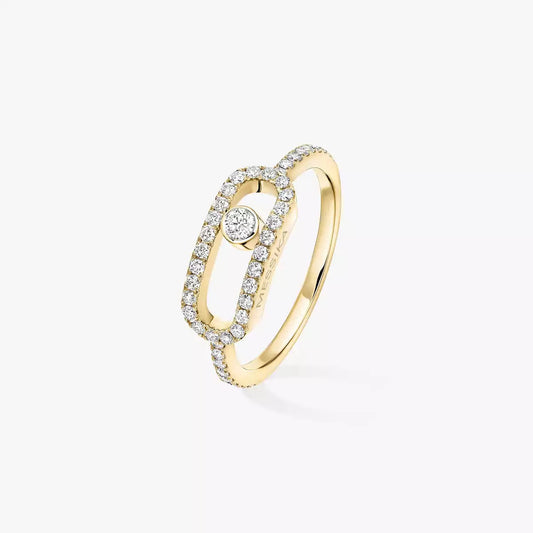 [⭐JeweliWhal]Move Uno Diamond Ring in Gold