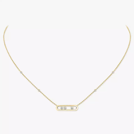 [⭐JeweliWhal] Baby Move Gold Diamond Necklace
