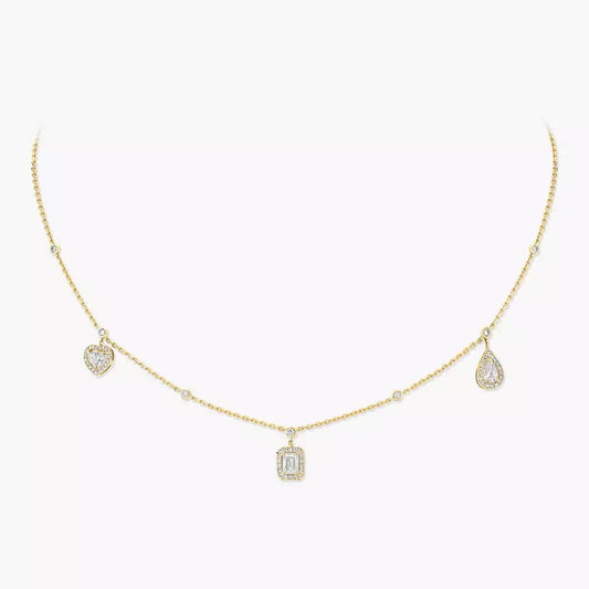 [⭐JeweliWhal]My Twin Diamond Necklace in Silver
