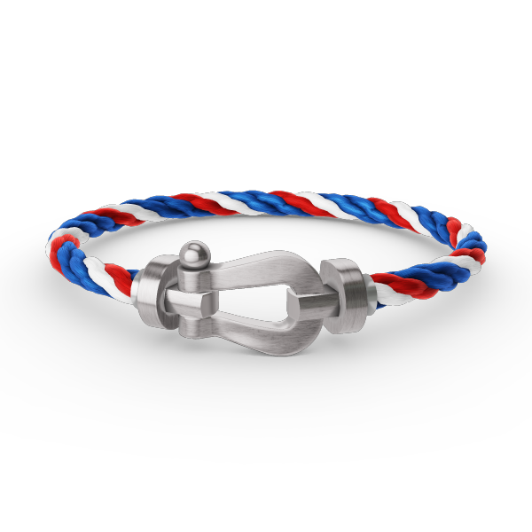 [⭐JeweliWhal]FORCE LARGE HORSESHOE NO DIAMOND BRACELET SILVER